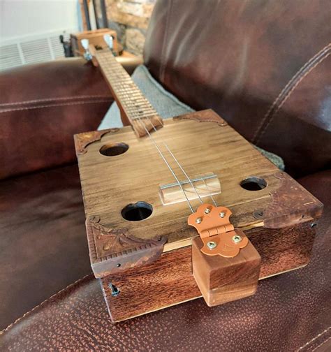 electro acoustic cigar box guitar|southern fire cigar box guitars.